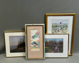 Lot 16: A Group of Signed Artwork 