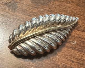 Tiffany Gold and Silver Brooch