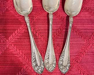 3 Sterling Spoons 125 grams
