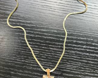 14k Pendant with Chain 10 grams