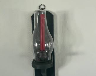 Wall mounted candlestick holders