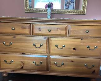 Seven drawer dresser