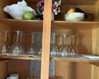 Long stem glasses and other kitchenware