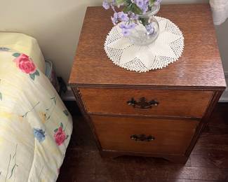 Two drawer nightstand
