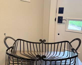 Wrought Iron Decorative Fruit Basket