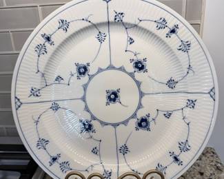Royal Copenhagen Blue Fluted Plain Serving Platter