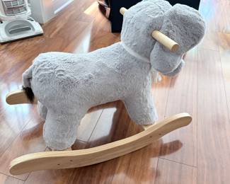 Pottery Barn Kids Elephant Plush Rocker