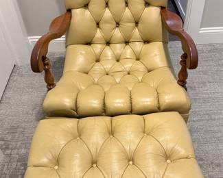 Photo 1 of 3 - Carl Forslund "Rip Van Lee" Sleepy Hollow Chair and Ottoman
