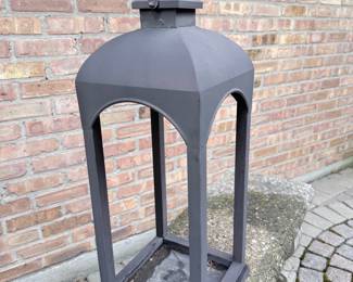 Large Black Metal Outdoor Lantern