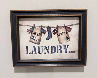 Laurie Korngaden "Laundry..." Framed Art Print