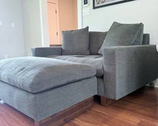 West Elm Harmony Sectional Sofa with Ottoman