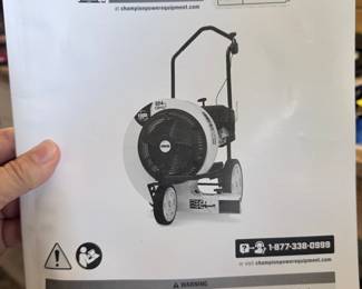 Champion Power Equipment Model #200947 Walk Behind Blower Operator's Manual