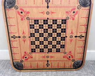 Antique Carrom Board Game No. 1 Archarena Style E