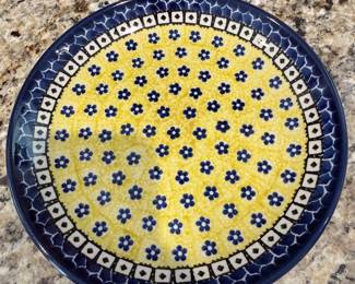 Photo 1 of 2 - Polish Pottery Plate