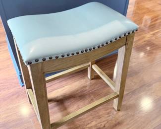 Upholstered Backless Bar Stool