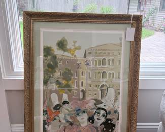 Carnival Scene Print by Jean-Michel Folon