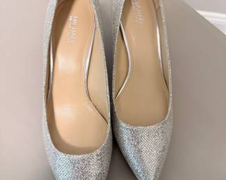Michael Kors Alina Flex Glitter Pointed-Toe Pumps
