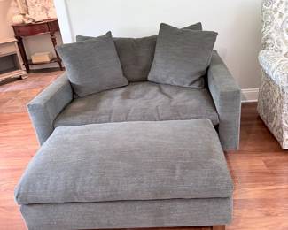 Modern Sectional Sofa with Ottoman