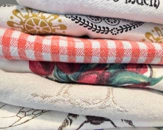 Assorted Decorative Kitchen Towels with Humorous Embroidery