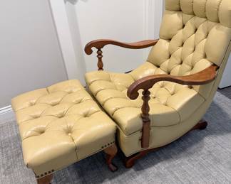 Photo 2 of 3 - Carl Forslund "Rip Van Lee" Sleepy Hollow Chair and Ottoman