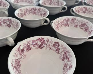 Wedgwood "Old Vine" Purple Gravy Boat and Underplate