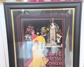 Caffè Espresso Servizio Istantaneo Poster by V. Ceccanti