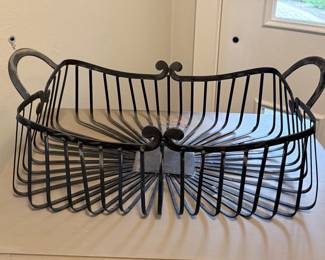 Wrought Iron Decorative Fruit Basket