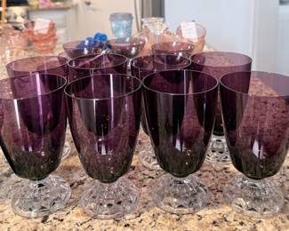 American Lady Amethyst (Burgundy) by FOSTORIA
