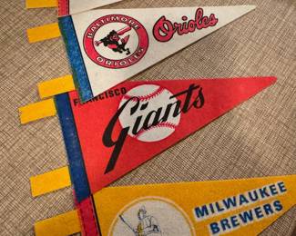 Small Baseball Pennants