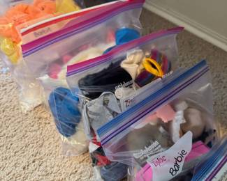 Barbie clothes and accessories
