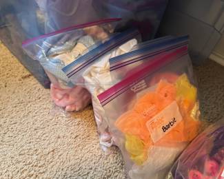 Barbie clothes and accessories