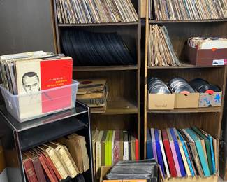 More records and 45s