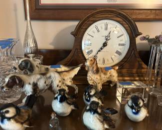 Mantel Clocks and Goebel Birds