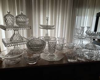 Huge Collection of Fostoria