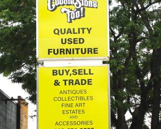 cobblestone signs