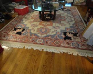 Romaninan Wool Rug 9.5 x 10.5 (Clean!)