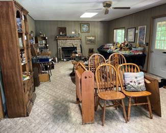 “Bargain Barn” building with numerous reasonable items.