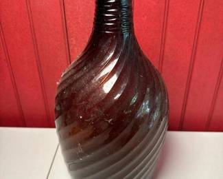 337 duraglasswirlpatternamberglassliquo