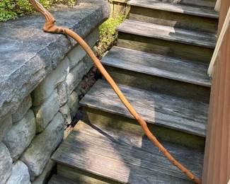 467 handcarved58tallwoodenwalkingstick
