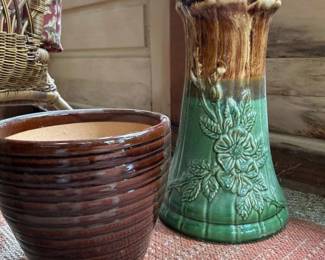 250 vintageceramicjardinireandpedestal