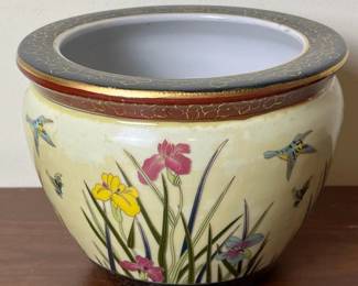 037 fitzfloydfloralbirdsgoldrimporcela