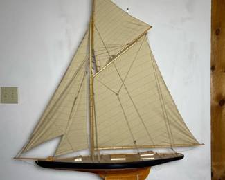 455 largewoodensailboatmodelwithstand