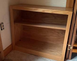 573 oak2shelfbookcase