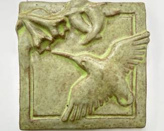 247 vanbrigglepotteryhummingbirdarttile