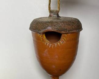 294 acornshapedceramichangingbirdhouses