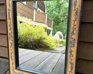 154 16x20paintedfolkartwallmirror