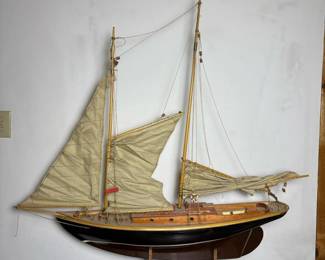 074 largewoodenschoonermodelsailboatwit