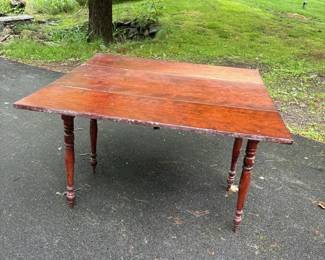 198 vintagedropleafdiningtable