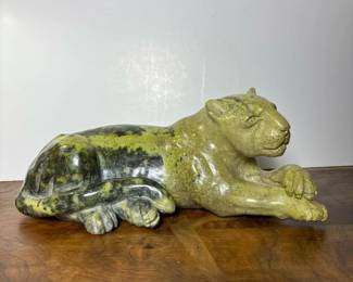 061 handcarvedstonepanthersculpture
