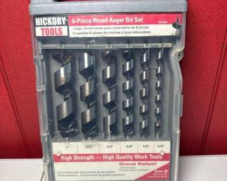 137 hickorytools6piecewoodaugerbitset
